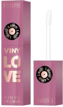 Помада для губ Eveline Vinylove Vinyl Lip Liquid 03 Bestie ультрастійка із вініловим фінішем 4 мл фото 1
