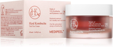 Ампульный крем Medi-Peel Hyal Kombucha Tea-Tox Cream увлажняющий с комбучей 50 мл фото 1
