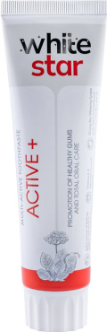Зубна паста White Star Active + відбілююча комплексний догляд 100 мл фото 3
