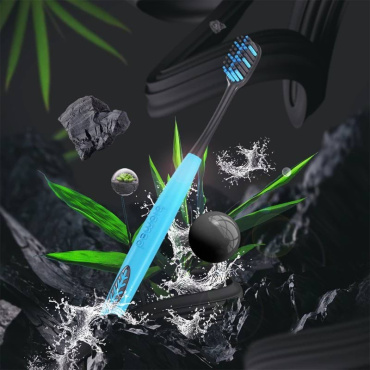 Набір зубних щіток BIOMED Black середньої жорсткості 3 шт. фото 2