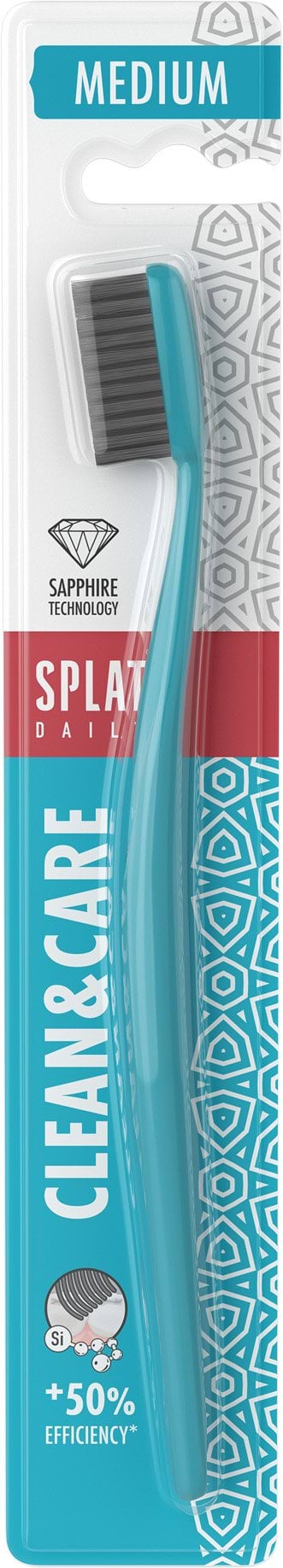 SPLAT Зубна щітка Daily середня жорсткість блакитна, 1 шт.