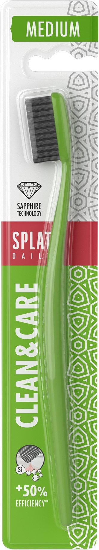 SPLAT Зубна щітка Daily середня жорсткість зелена, 1 шт.