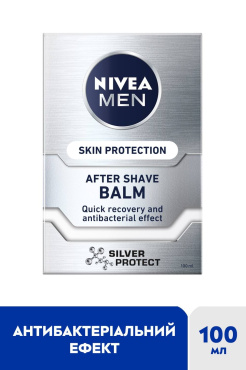Бальзам после бритья NIVEA MEN Серебряная защита с антибактериальным эффектом 100 мл фото 2