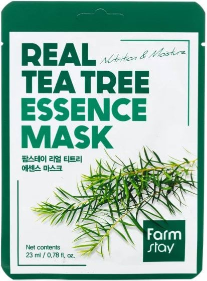FarmStay Маска тканинна з чайним деревом Real Tea Tree Essence Mask, 23 мл
