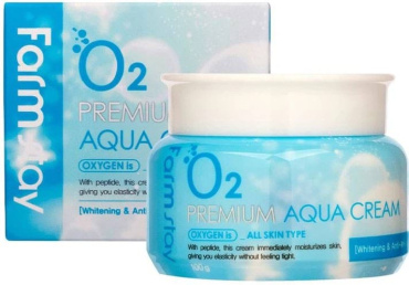 Крем для лица FarmStay O2 Premium Aqua Cream с ниацинамидом 100 г