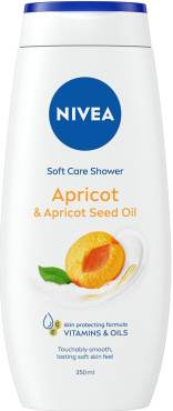 Гель-догляд для душу NIVEA абрикос та олія абрикосових кісточок 250 мл
