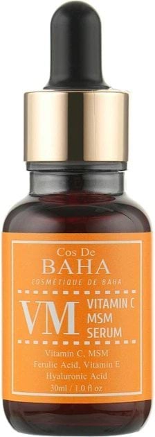 Освітлювальна сироватка Cos De Baha з вітаміном C Vitamin C MSM Serum 30 мл