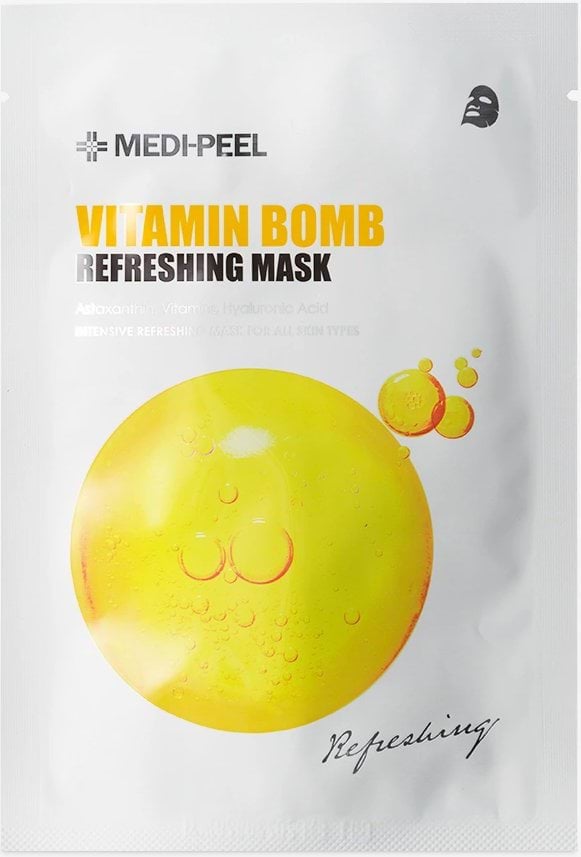 Medi-Peel Маска тканинна для обличчя з вітамінним комплексом Vitamin Bomb Refreshing Mask, 25 мл