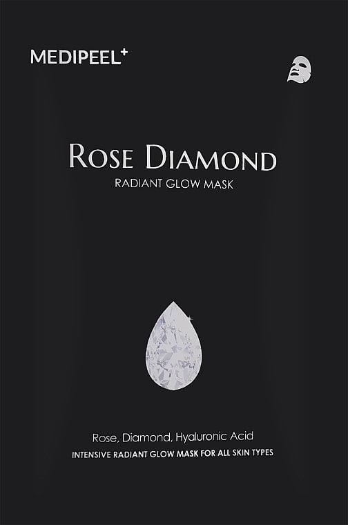 Medi-Peel Маска тканинна для обличчя з екстрактом троянди Rose Diamond Radiant Glow Mask, 25 мл
