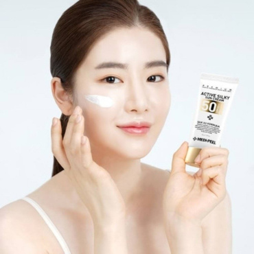Сонцезахисний крем для обличчя Medi-Peel Active Silky Sun Cream SPF50+/PA+++, 50 мл фото 7
