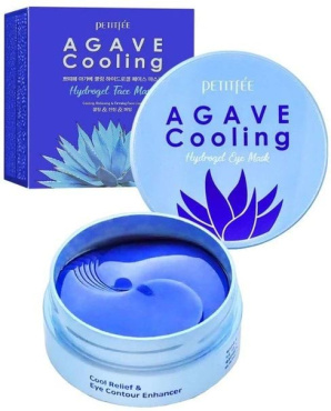 Патчи под глаза гидрогелевые Petitfee Agave Cooling Hydrogel Eye Mask Patch с экстрактом агавы 60 шт. фото 3