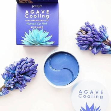Патчи под глаза гидрогелевые Petitfee Agave Cooling Hydrogel Eye Mask Patch с экстрактом агавы 60 шт. фото 6