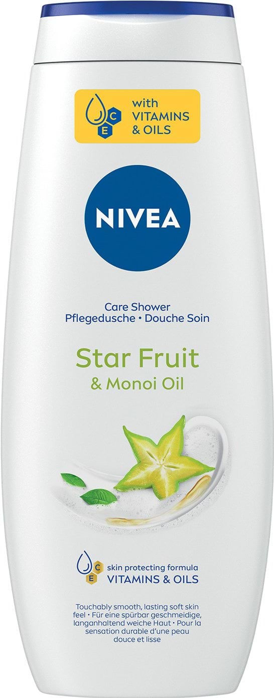 Гель-догляд для душу NIVEA Карамболь та олія моної 500 мл (80856)