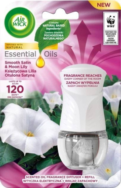 Электрический ароматизатор воздуха Air Wick Нежность шелка и лилии со сменным флаконом 19 мл