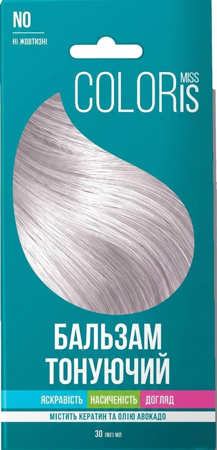 Miss Coloris Бальзам тонуючий для волосся Ні жовтизні, 30мл
