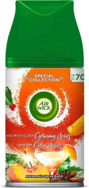 Освежитель воздуха Air Wick Freshmatic Согревающий цитрусовый Шприц сменный баллон 250 мл фото 1