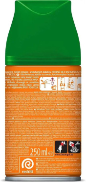 Освежитель воздуха Air Wick Freshmatic Согревающий цитрусовый Шприц сменный баллон 250 мл