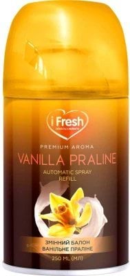Змінний балон для освіжувача повітря iFresh Premium Aroma ванільне праліне 250 мл
