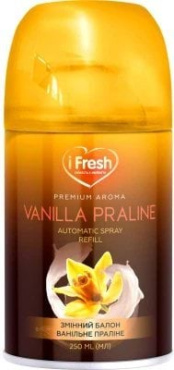 Баллон сменный для освежителя воздуха iFresh Premium Aroma ванильное пралине 250 мл