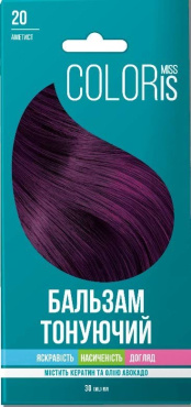 Бальзам тонирующий для волос Miss Coloris Аметист №20, 30 мл