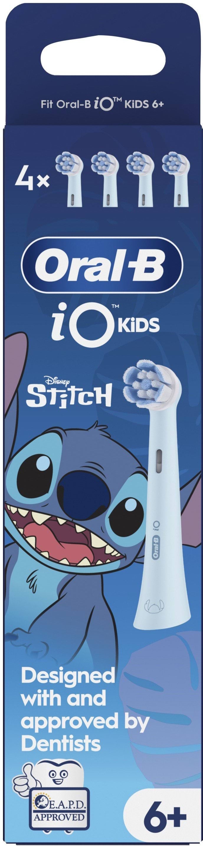 Змінні насадки до електричної зубної щітки Oral-b iO Kids Disney Стіч 4 шт.