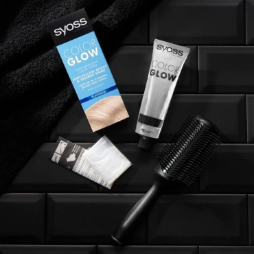 Тонирующий бальзам SYOSS Color Glow без аммиака Платиновый Блондин 100 мл фото 4