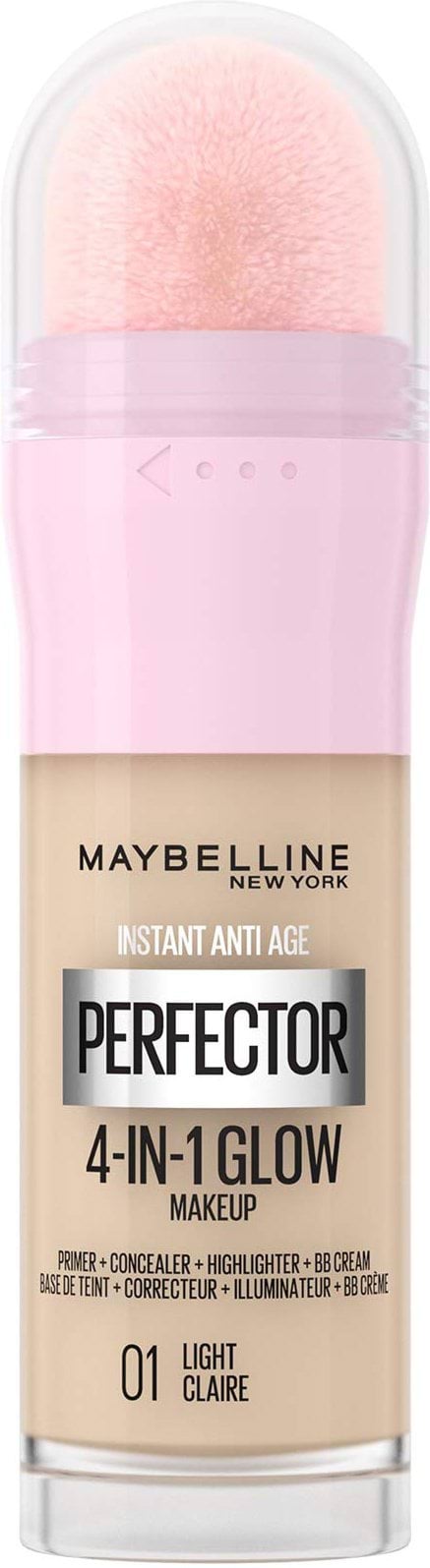 Maybelline тональна основа Instant Perfector Glow 4в1 з еф. сяяння 01, 20мл