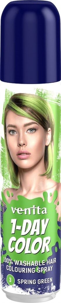 Venita спрей тонуючий 1-DAY Color spring green, 50мл