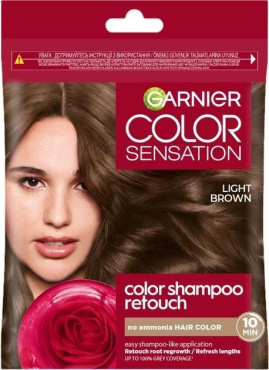 Крем-краска для волос Garnier Color Sensation Shampoo Retouch 5.0 Светло-коричневый 20 мл