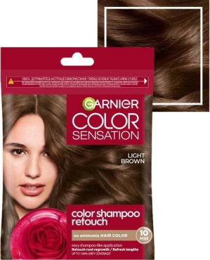 Крем-краска для волос Garnier Color Sensation Shampoo Retouch 5.0 Светло-коричневый 20 мл фото 4