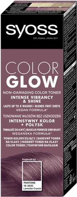 Тонирующий бальзам без аммиака для волос SYOSS Color Glow Лепестки Лаванды 100 мл фото 1