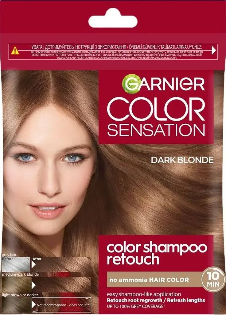 Тонуючий шампунь Garnier Color Sensation 6.0 русий 20 мл