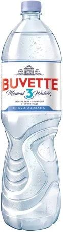 Вода мінеральна Buvette слабогазована 1.5 л