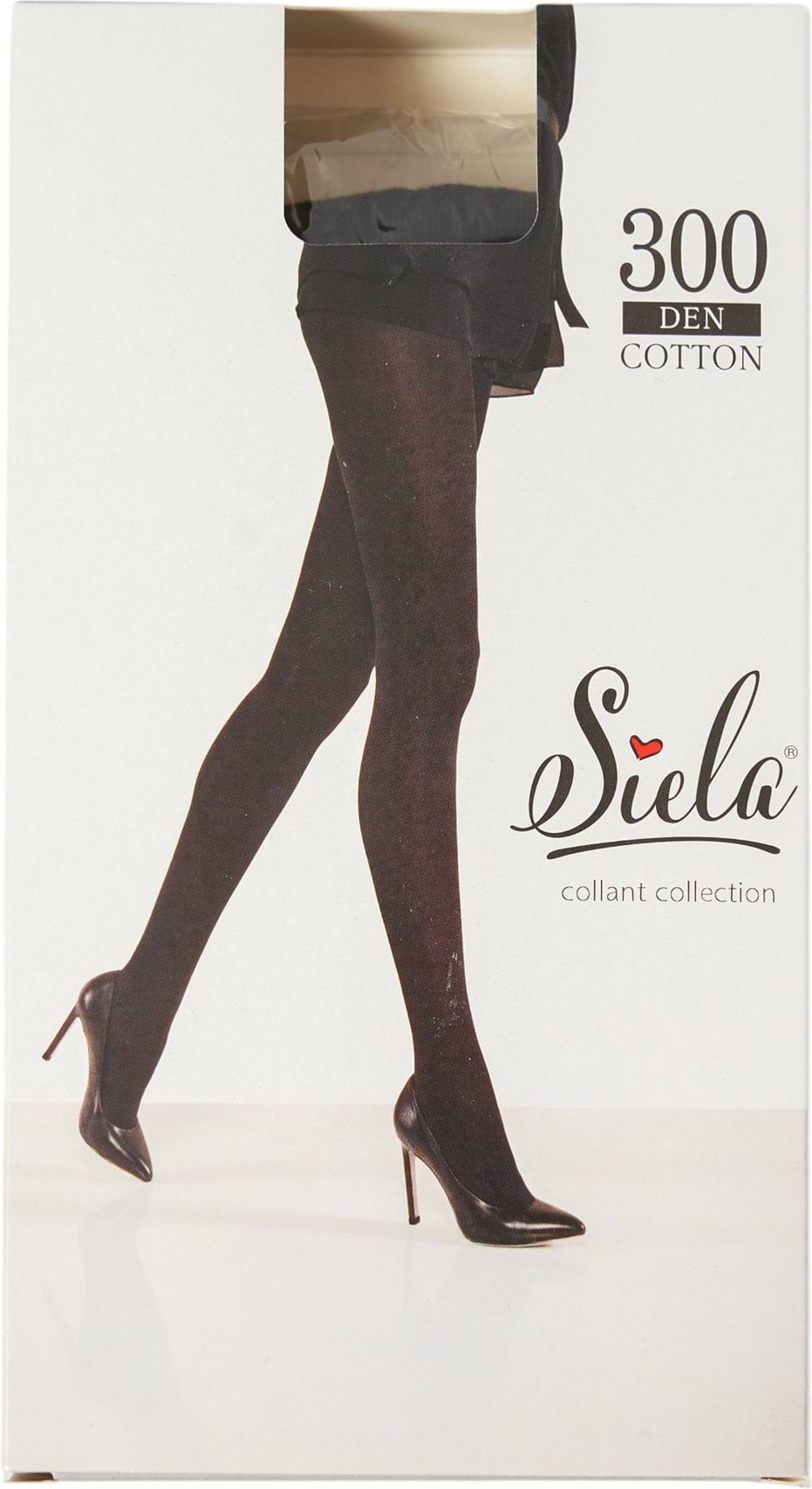 Колготи жіночі Siela Cotton 300 nero р.5