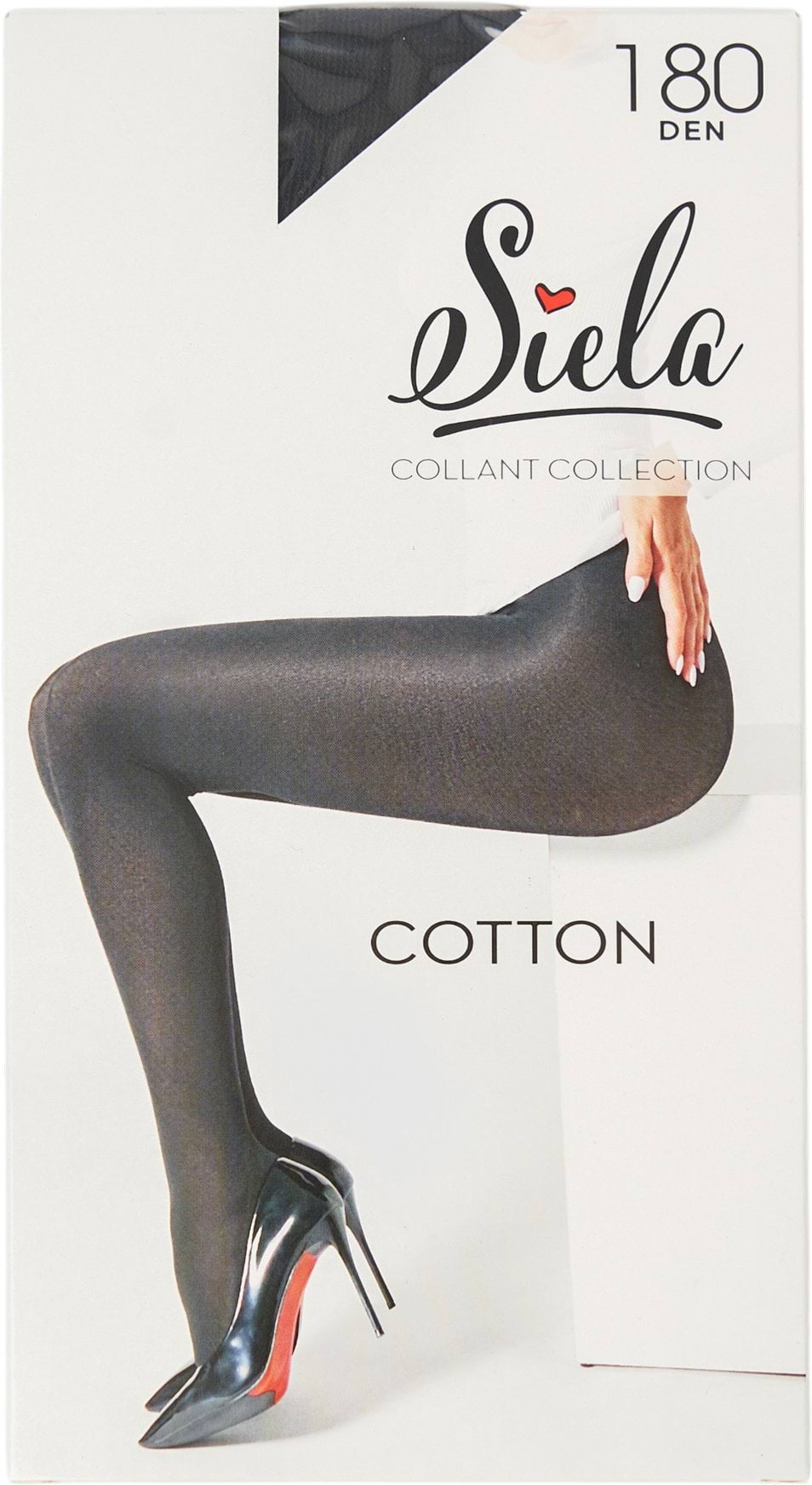 Колготи жіночі Siela Cotton 180 nero р.4