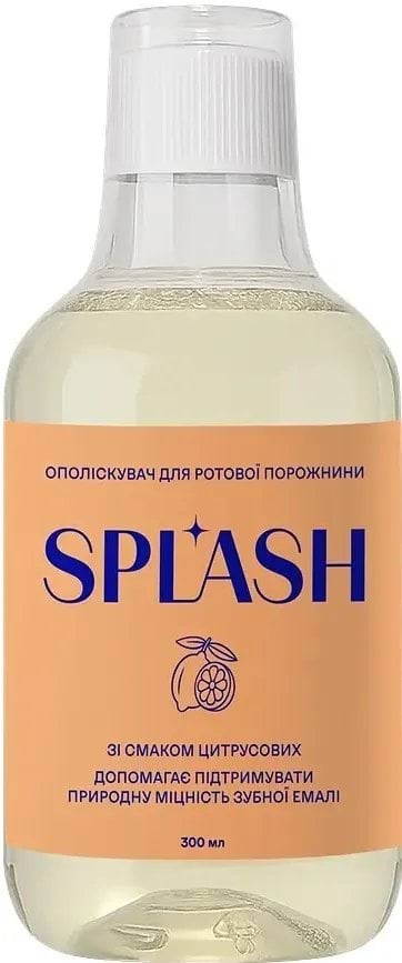 Splash ополіскувач для ротової порожнини зі смаком цитрусових, 300мл