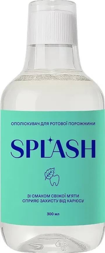 Ополіскувач для рота Splash зі смаком свіжої м’яти 300 мл