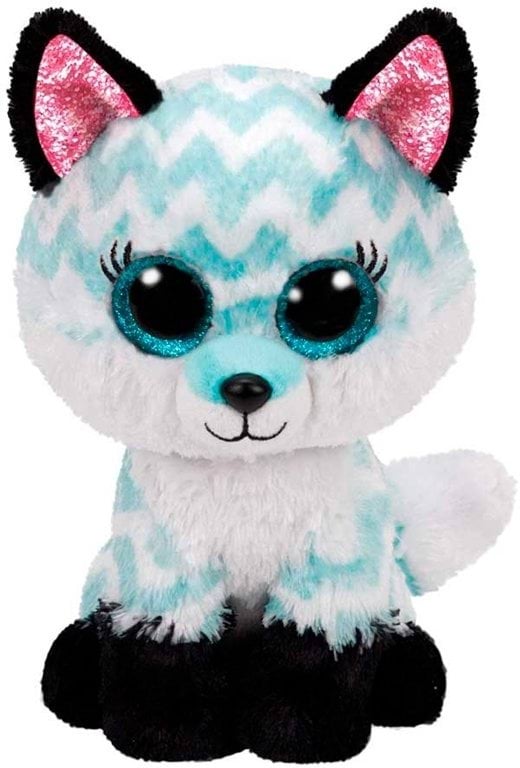 TY М'яка іграшка Beanie Boos Блакитна лисиця "ATLAS" 15 см, 1шт.