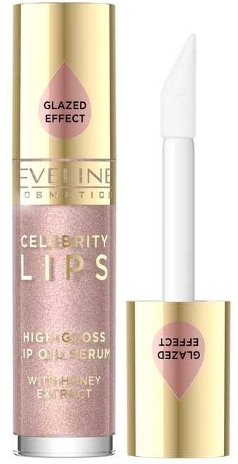 Eveline олія-сироватка д/губ глянцева CELIBRITY LIPS  01, 5 ML