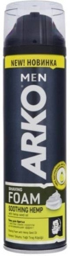 Пена для бритья ARKO с маслом семян конопли 200 мл