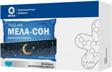 Дієтична добавка Віола Mela-son желатинові капсули 30 шт.