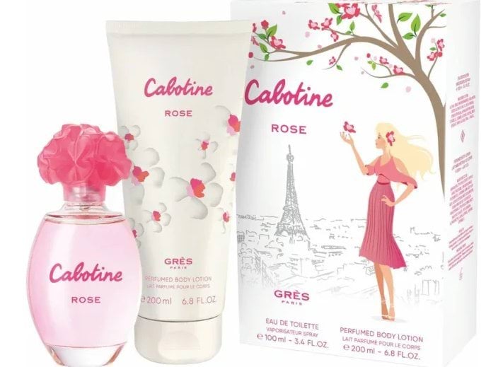 Cabotine Rose набір парфумований жін.(т/вода100 мл+лосьйон д/тіла200 мл)