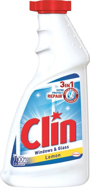 Clin засіб для вікон Цитрус запаска,  500мл