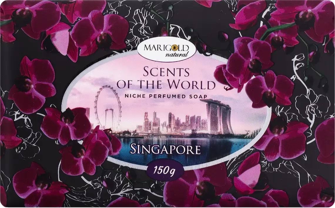 Marigold Natural мило тверде Аромати світу Сінгапур, 150г