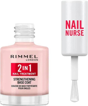 Средство для ногтей Rimmel Nail Nurse 2 в 1 уход и покрытие 12 мл
