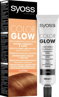 Тонирующий бальзам для волос Syoss Color Glow оттенок Медный без аммиака 100 мл