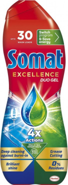 Гель для миття посуду Somat Exellence Duo Gel Антижир 540 мл