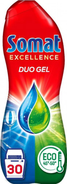 Гель для миття посуду Somat Exellence Duo Gel Антижир 540 мл фото 1