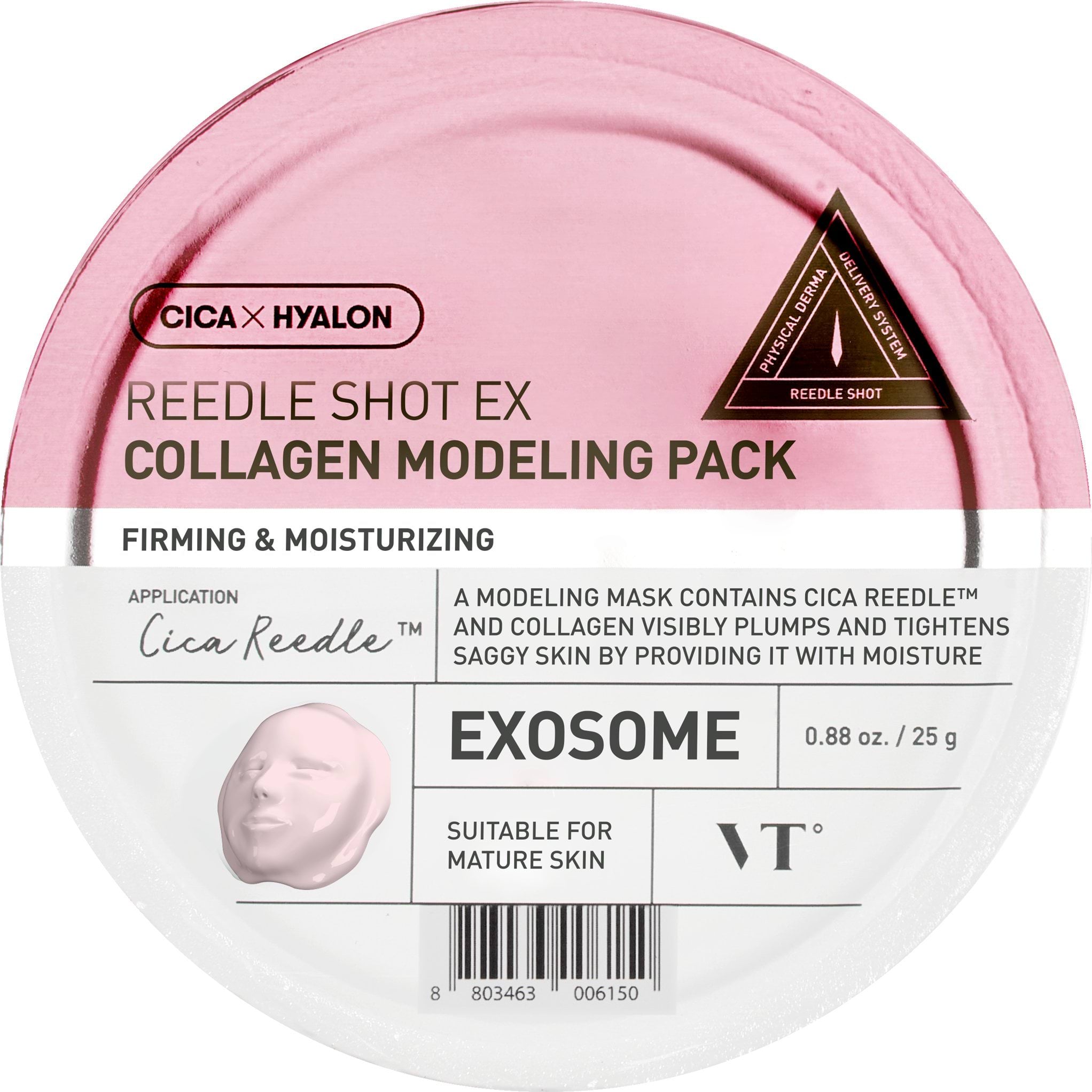 Маска для обличчя VT Cosmetics Reedle Shot EX Collagen Modeling Pack альгінатна з мікроголками та колагеном 25 г
