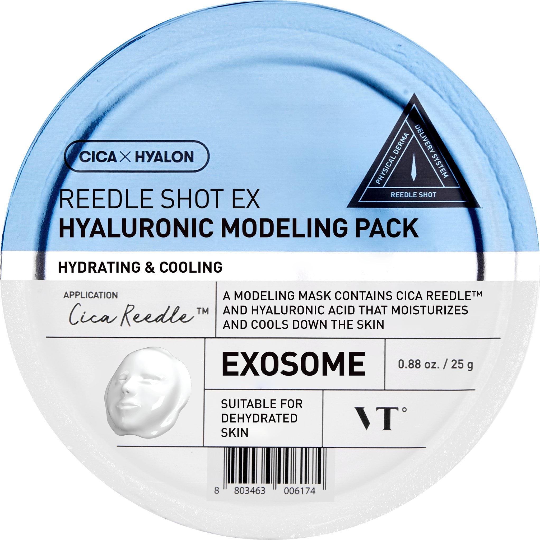 Маска для обличчя VT Cosmetics Reedle Shot EX Hyaluronic Modeling Pack альгінтна з гіалуроновою кислотою 25 г